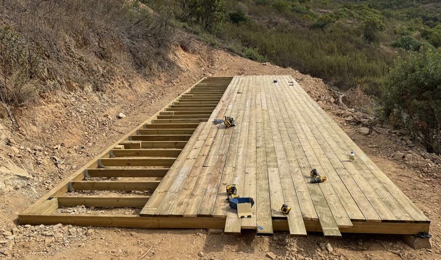 Studio Building — deck framing