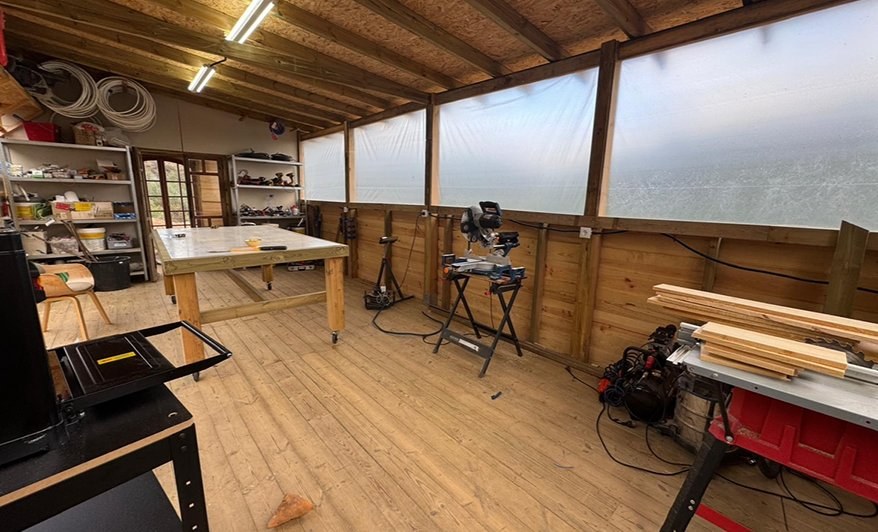Studio Building — workshop interior